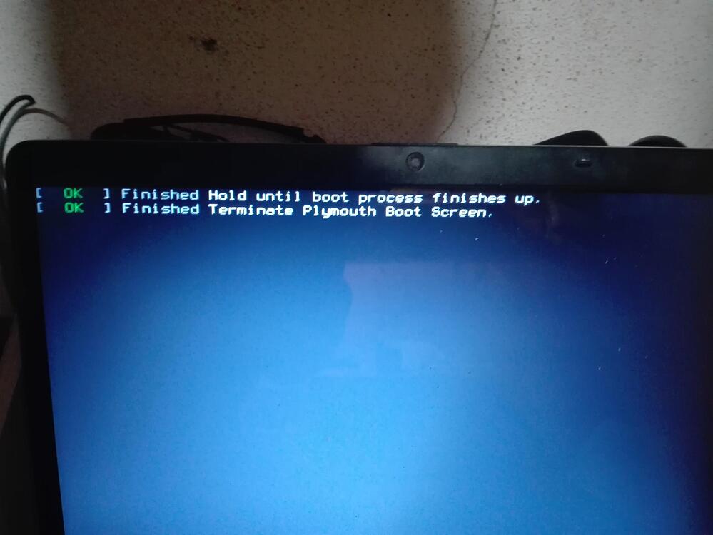 Starting terminate plymouth boot screen linux что делать fedora