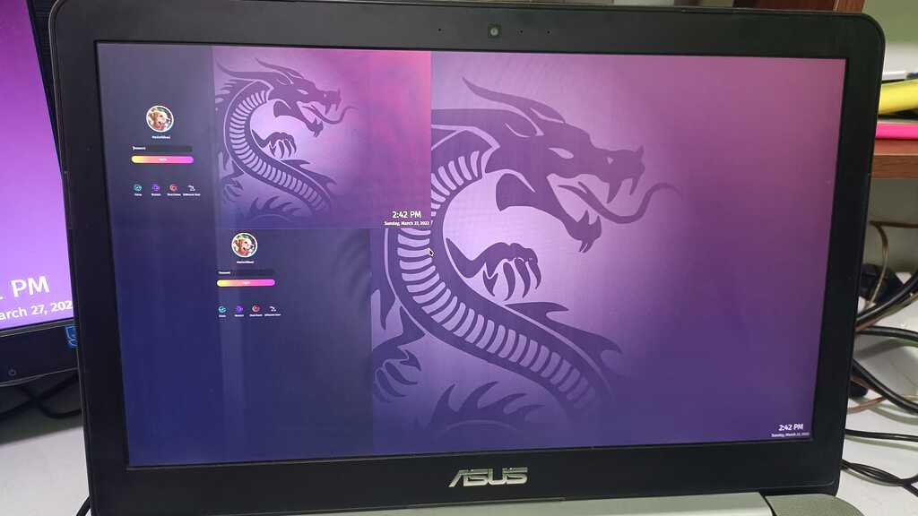 KDE SDDM overlapping greeter screens on multimonitors KDE Garuda