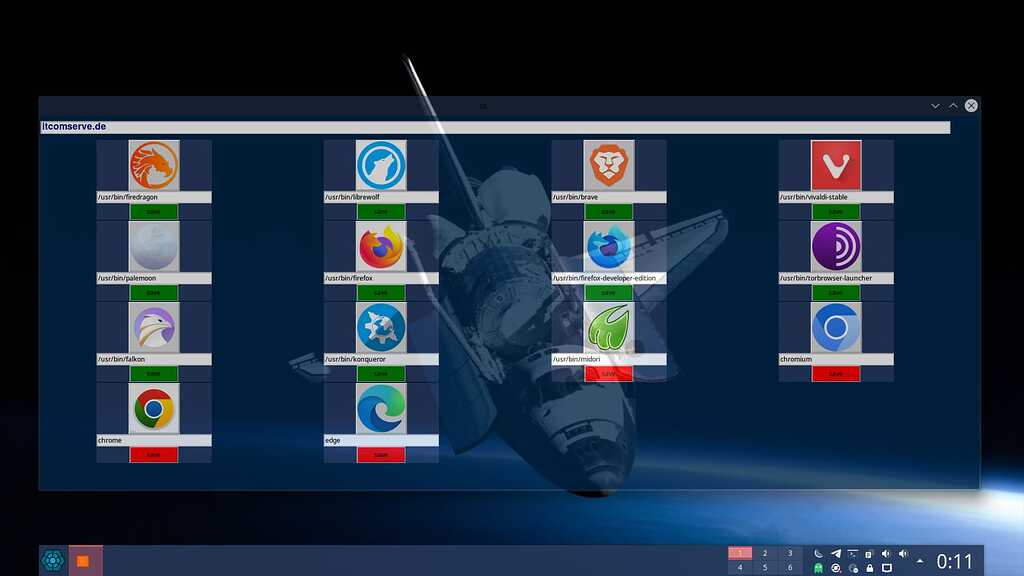 Check out my python gui app secure4link2browser - Showcase - Garuda ...