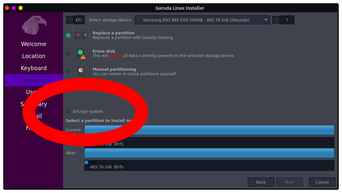 Screenshot_Garuda Linux Installer_1