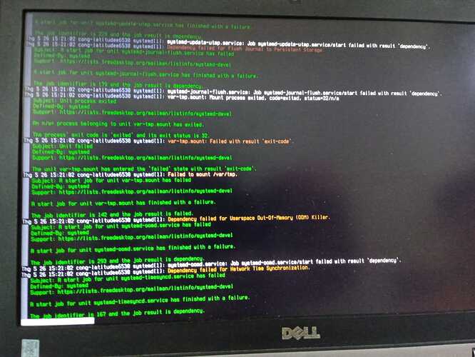 Error boot Garuda