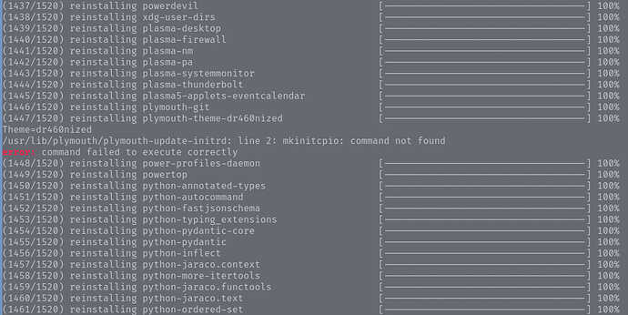 092723 Garuda plymouth update failure after reinstall