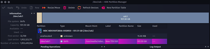 empty partition