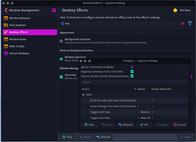 OverviewSettings