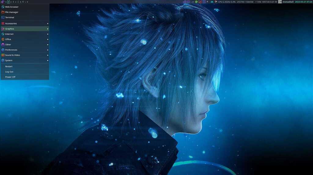 Qtile Setting the systemwide font, and some 4K display optimisations