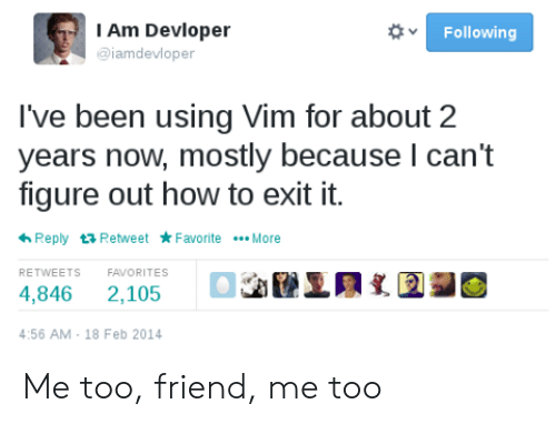 i-am-devloper-following-iamdevloper-ive-been-using-vim-for-60547787
