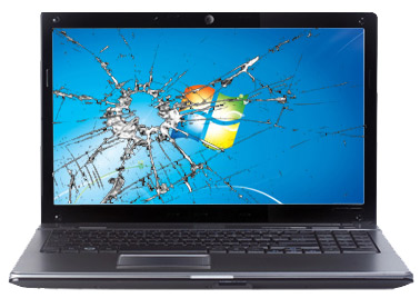 broken screen