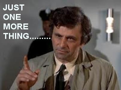 just one more thing